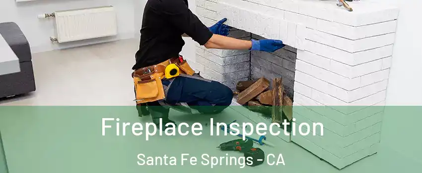  Fireplace Inspection Santa Fe Springs - CA