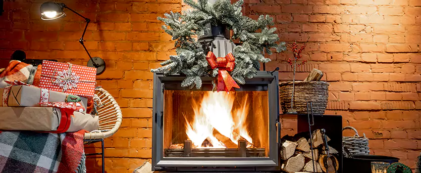 Travis Industries Linear Gas Fireplace Installation in Santa Fe Springs, California