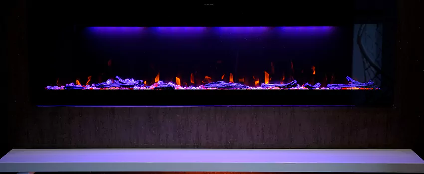 Dynamic Flame Color Fireplace Installation in Santa Fe Springs, CA