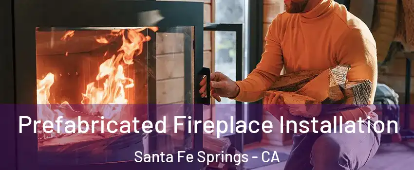  Prefabricated Fireplace Installation Santa Fe Springs - CA