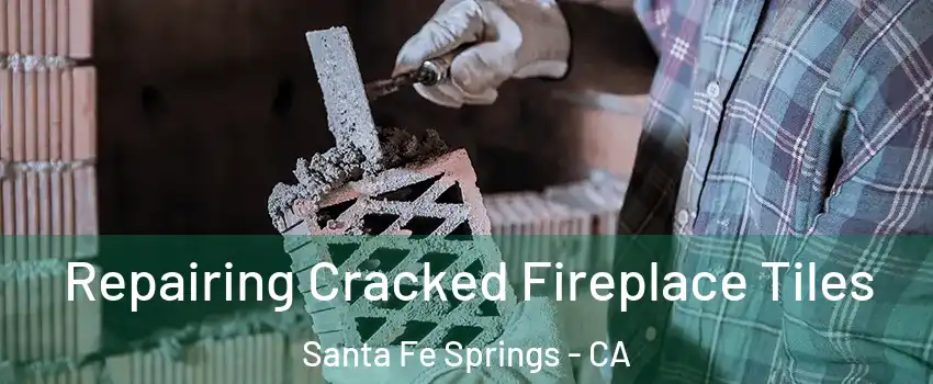 Repairing Cracked Fireplace Tiles Santa Fe Springs - CA
